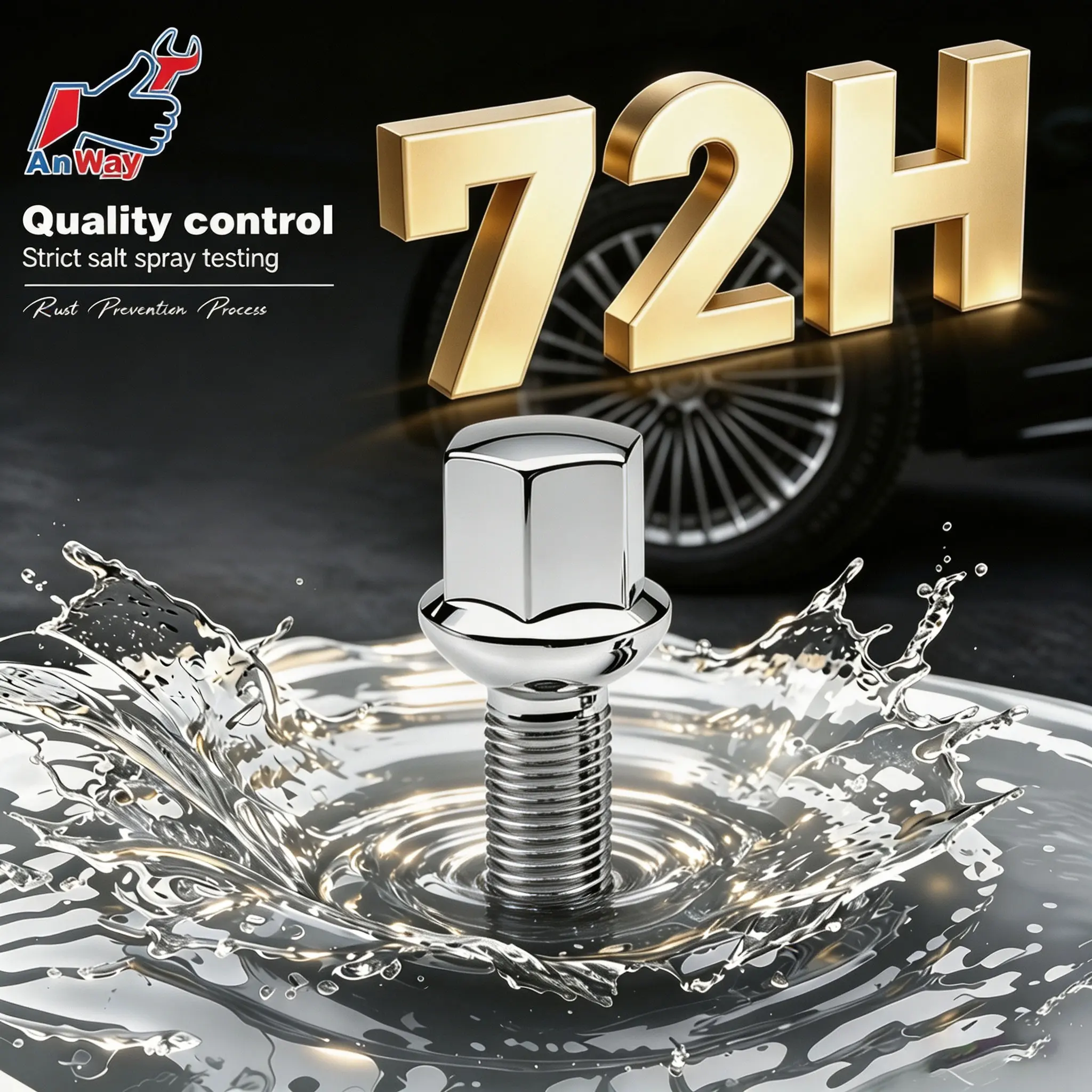 Wheel Lug Stud Screw For Karry K60 2016‑2021 1.5L High Torsion Anti Rust Alloy Steel Wheel Hub Tire Fixing Bolt