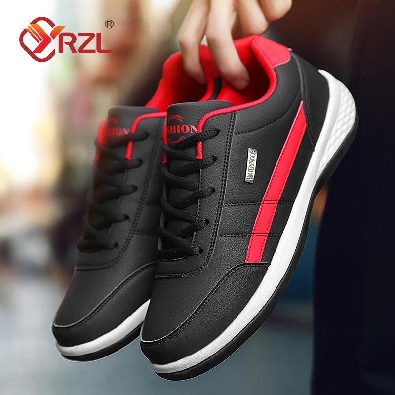 YRZL Men's Sneakers Running Shoes Sneakers Trend Outdoor Sports Casual Male Sneaker Non-Slip Footwear Vulcanized Shoes Masculino image 4