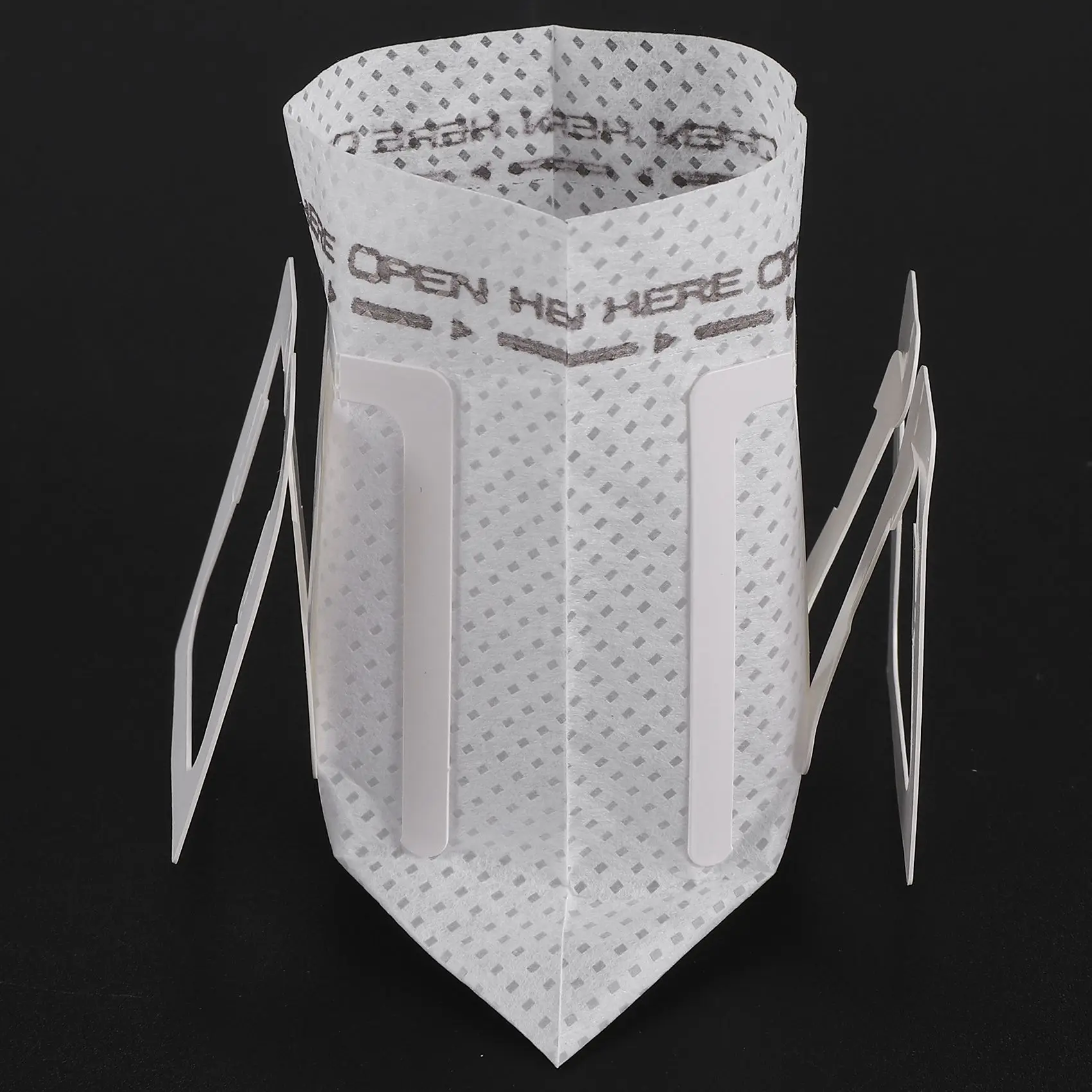 A34R 50Pcs / Pack Drip Coffee Filter Bag Portable Hanging Ear Style Coffee Filters Paper Home Office Travel Brew Coffee And Tea
