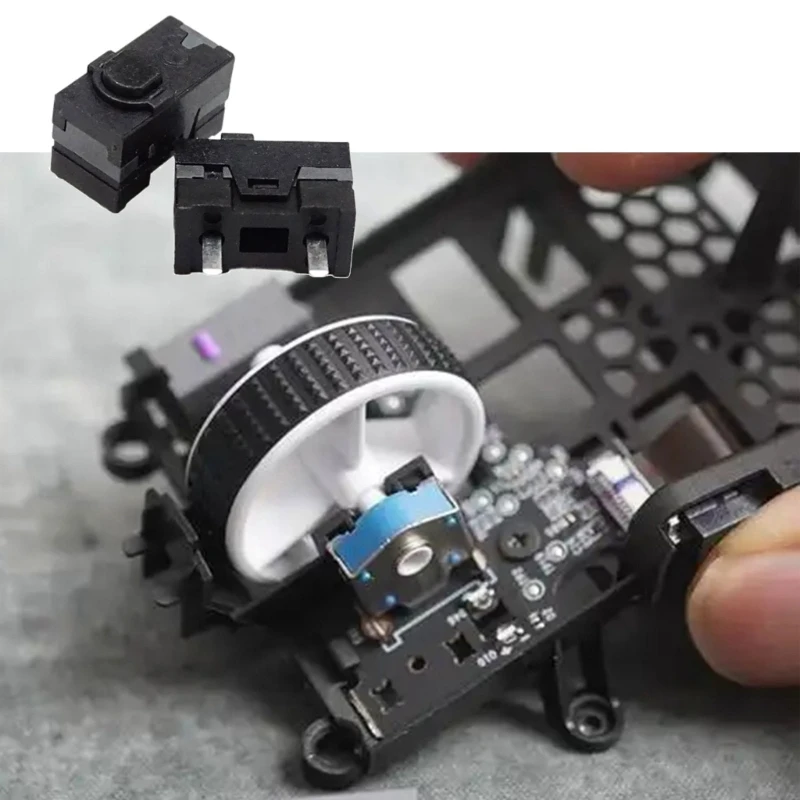 2Set Mouse Scroll Wheel Press Down Microswitch Middle Button 2Pins for Deat