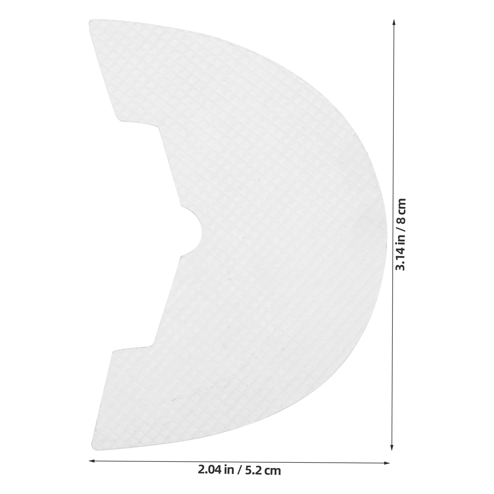 

5Pairs Shoe Sole Pads Self-Adhesive Rubber Heel Repair Pads Nonslip Shoe Heel Protectors for Basketball Sports Shoes