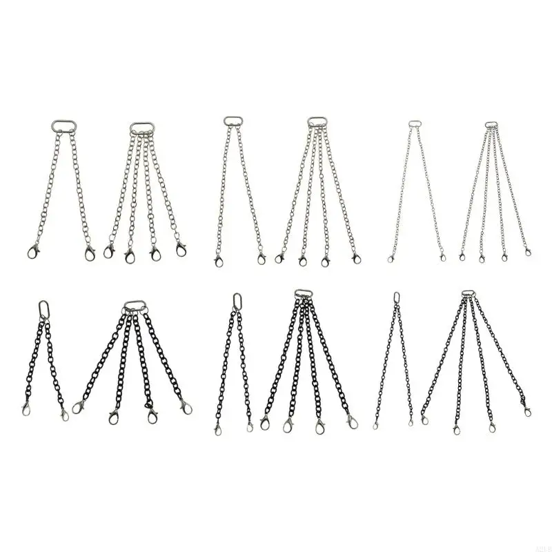 Crawlers Accessories Metal Trailer Chain and Tow Hook for Detailed 1/50 Scale Cranes Model Decoration A2UB
