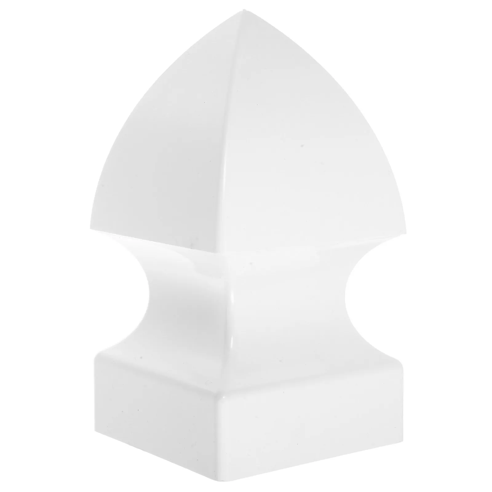 PVC Plastic Fence Post Cover Square Column Cap Retro Design Rust Proof Warping Resistant for Indoor Outdoor Fence Post Accessory