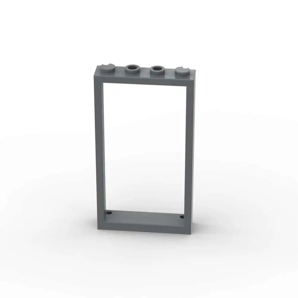 MOC 18 قطعة 60596 إطار الباب 1x4x6 مجموعة مكعبات البناء مع 2 ثقوب الطوب الجسيمات لغز فكرة لعب الأطفال عيد الميلاد هدية عيد الميلاد