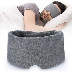 Pure Cotton Silk Sleep Mask Blindfold Eye Cover Eye Patch Women Men Soft Portable Blindfold Travel Eyepatch Sleeping Eye Mask