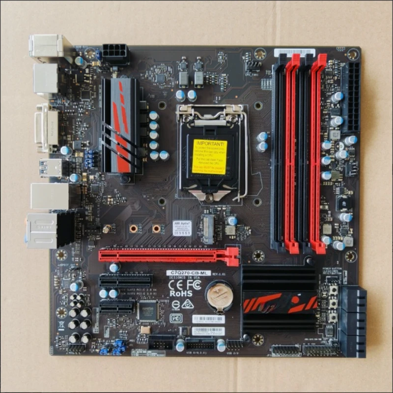 Used For Supermicro C7Q270-CB Motherboard LGA1151 6/7th Gen DDR4 Retail
