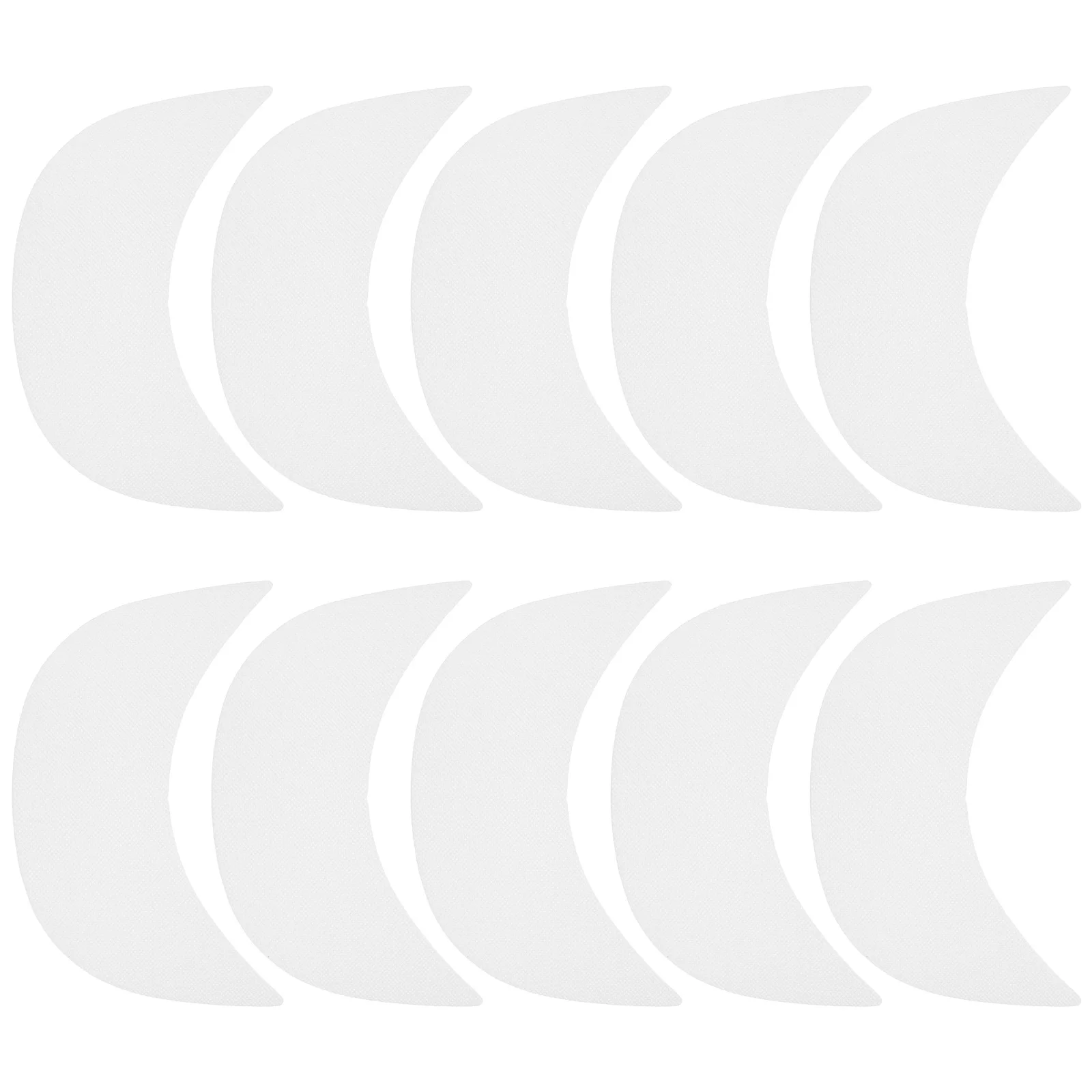 10 Pcs Eyebrow Accessories Hat Brim Caps Inserts Liner Visor Knitted 1650X1100X010CM Sun White