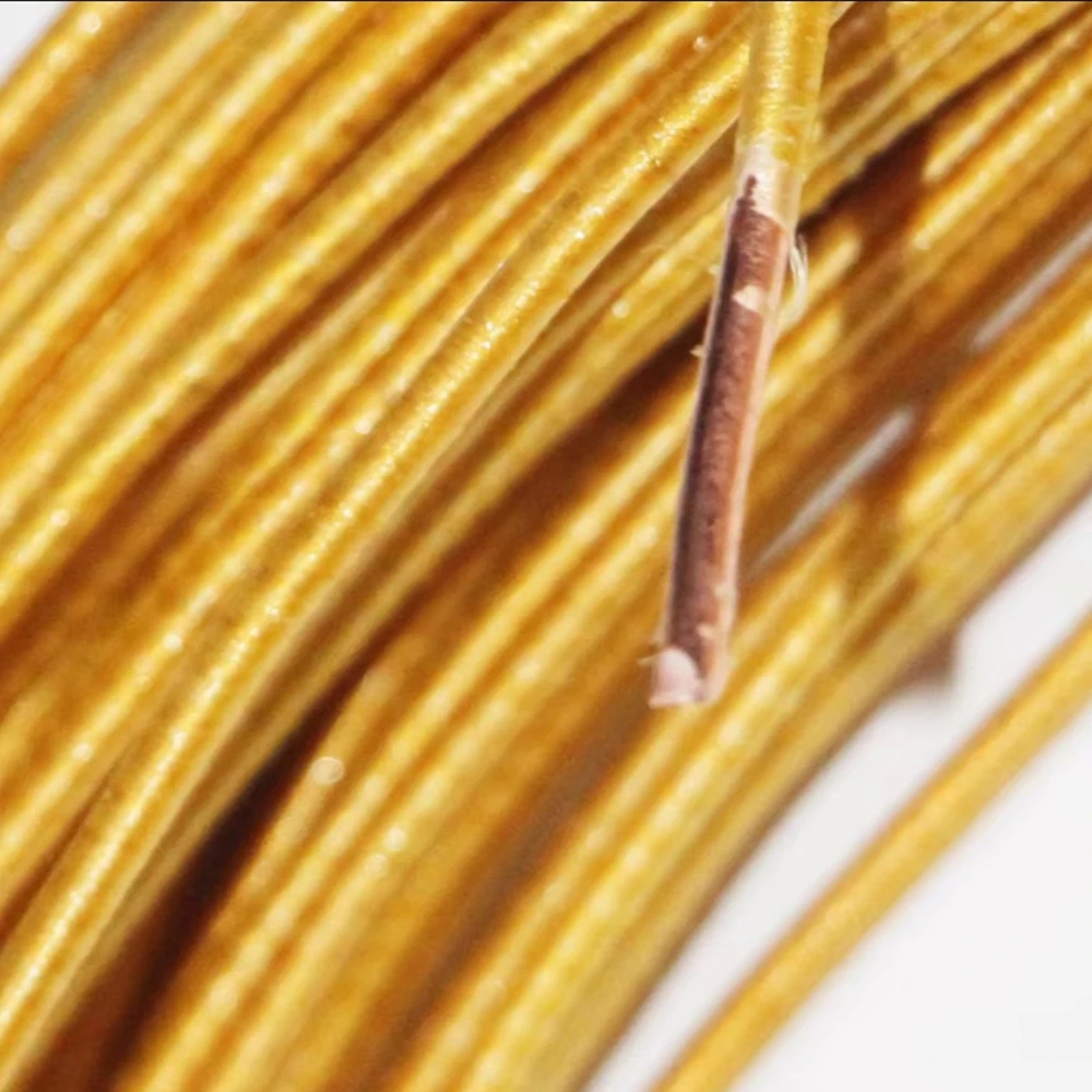 

Welding Machine/ Transformer Double Glass Copper Yarn Covered Wire Silk Covered Copper Enameled Wire Round Sand Clad Wire /1kg