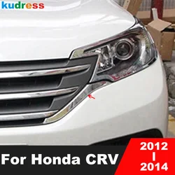 Front Grille Grill Cover Trim For Honda CRV CR-V 2012 2013 2014 Chrome Center Grills Decoration Molding Trims Strips Car Styling