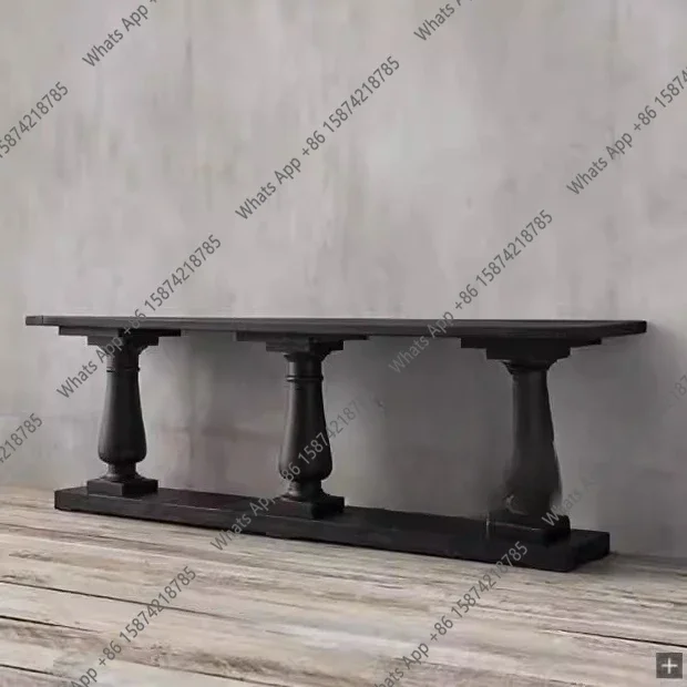 Mn American Solid Wood Entrance Table, French Foyer Console Table, Sofa Back, Several Original Design Table Tables