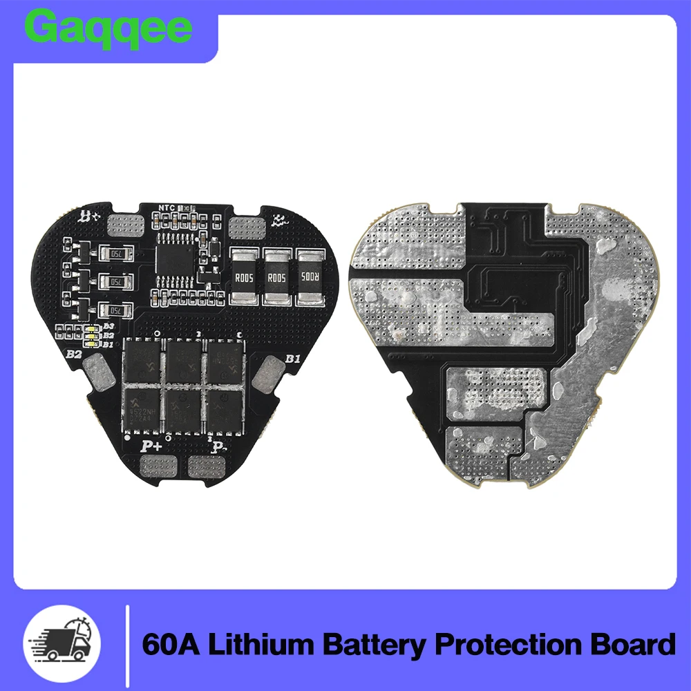 

3S Lithium Battery Protection Board With Balanced High Current 60A Battery Protection Module