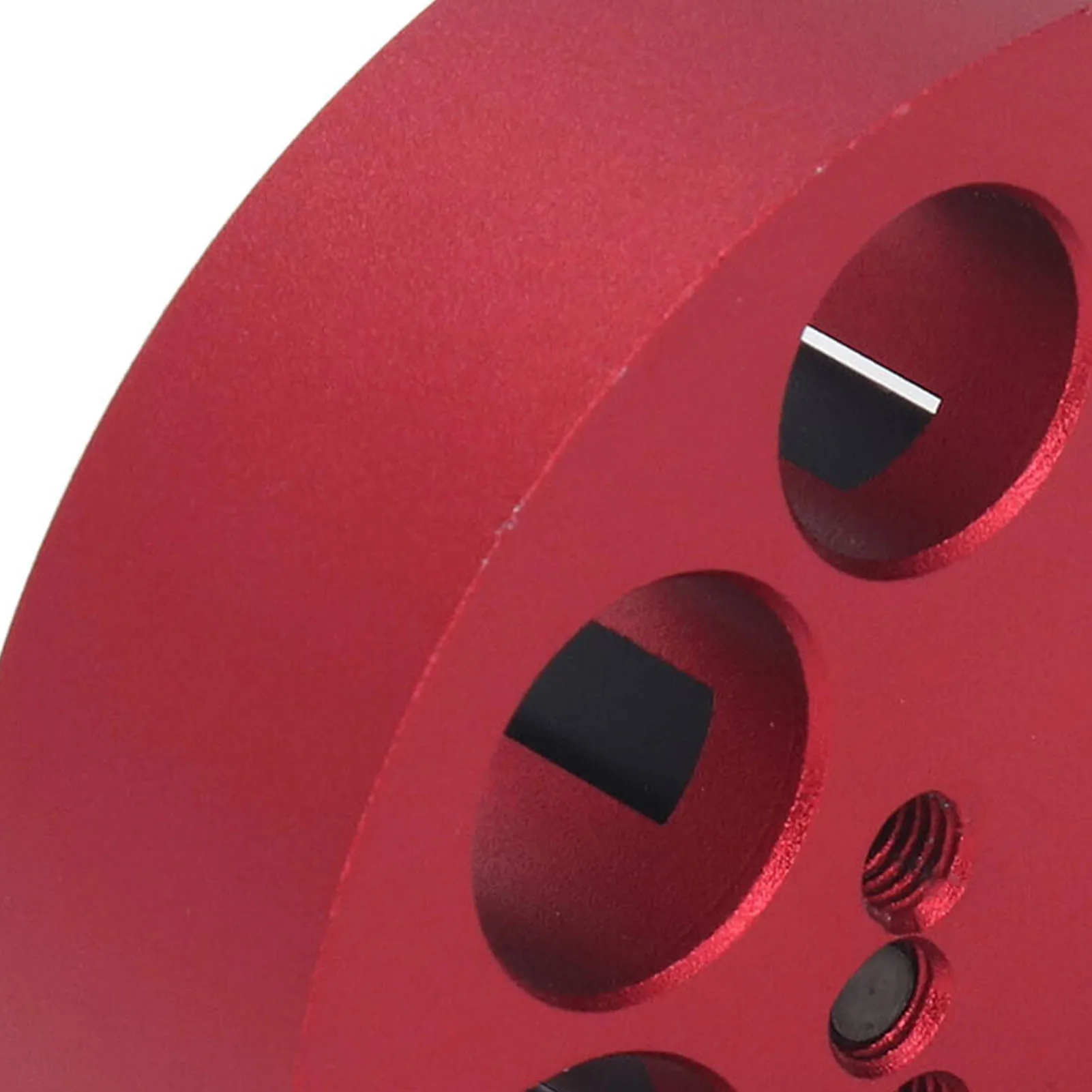 لوازم النجارة الأحمر مقاومة للتآكل شفرة كربيد الأسمنت سبائك الألومنيوم الجسم 8 إلى 20 مللي متر وتد القاطع وتد قضيب صانع