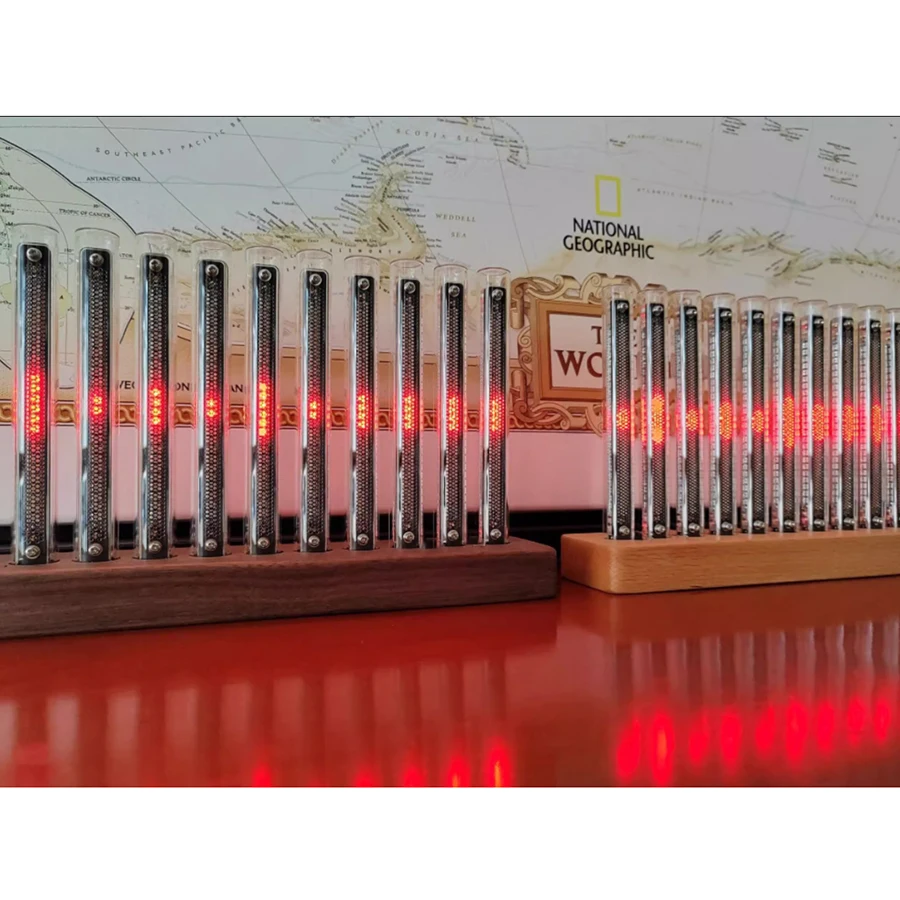 Upgraded Version L12-Bit RGB Pickup Level Light LED Display Sound Level Meter Music Indicator Desktop Light