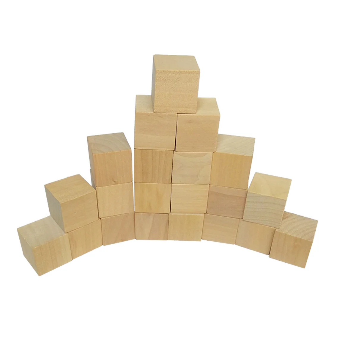 10mm-20mm kwadratowy blok drewniany niedokończone drewniane kostki DIY Model materiał rzemiosło dekoracyjne puzzle dokonywanie części