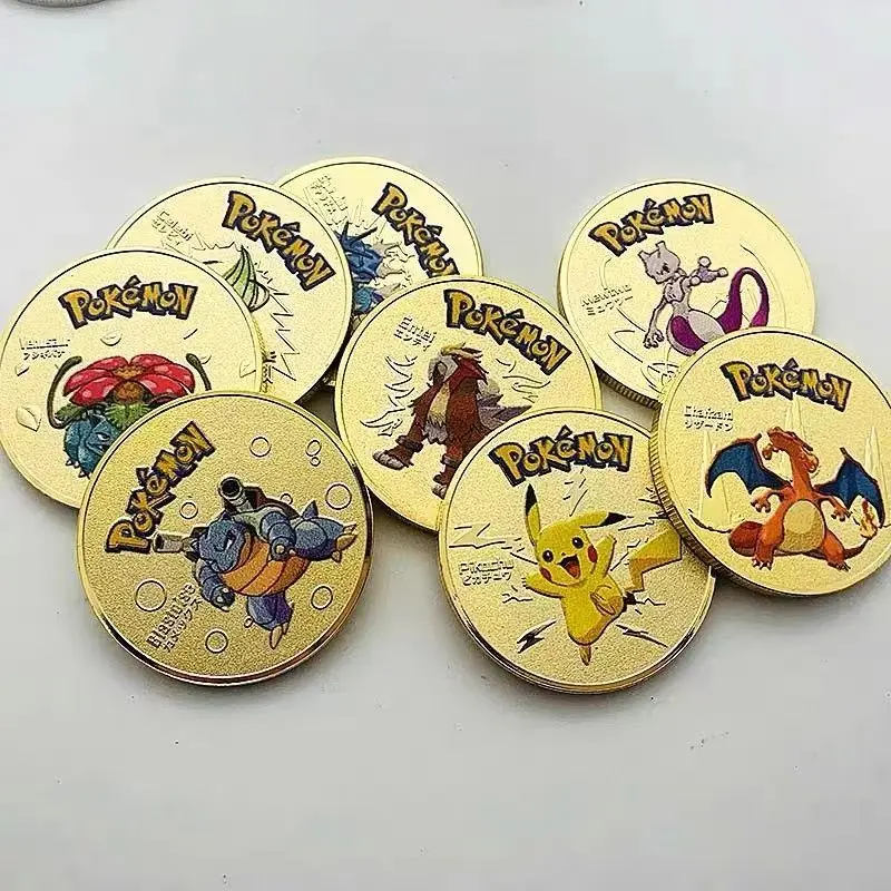 

2025 New Pokémon Commemorative Coin Pokémon Pikachu Gold Coin