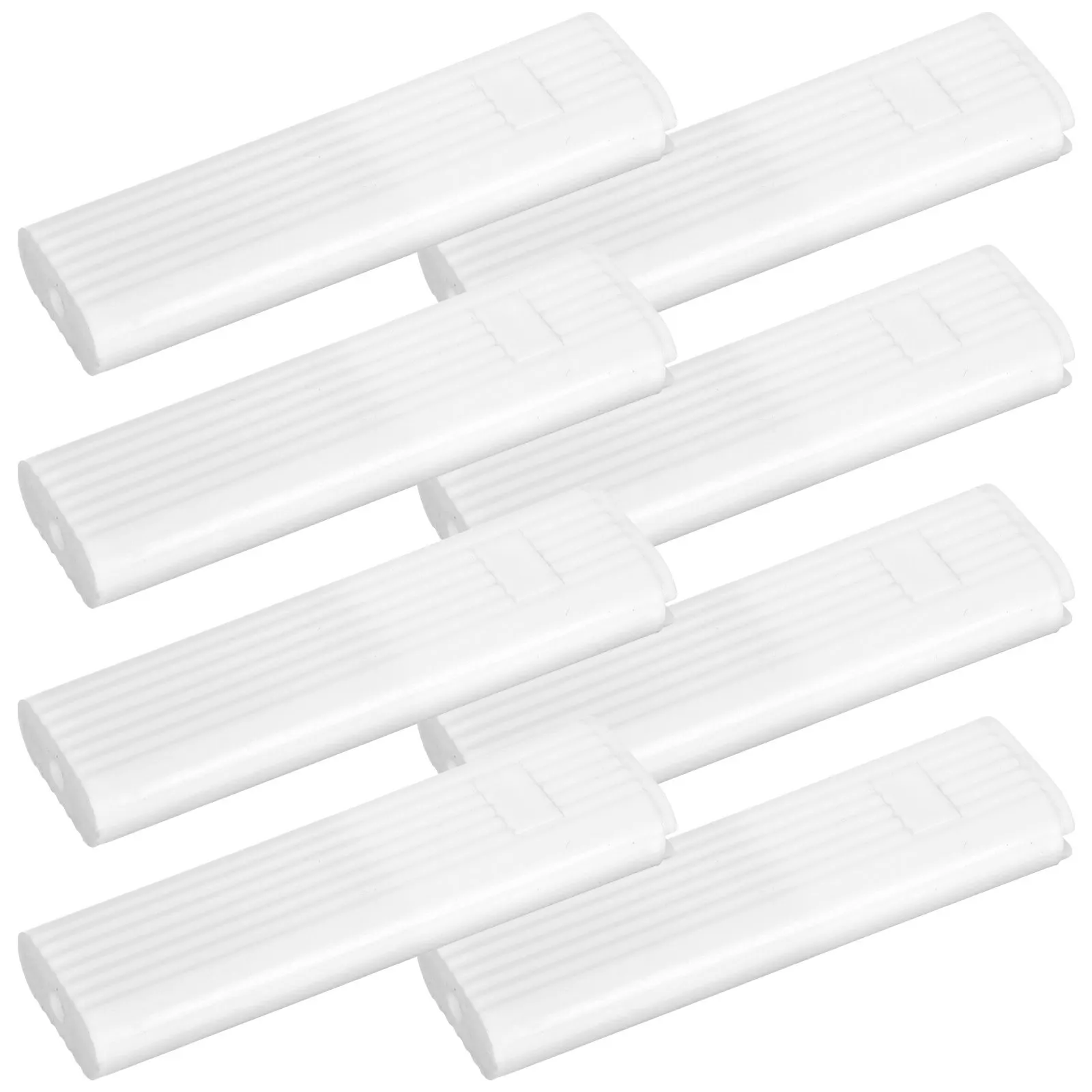8Pcs White Cord Weight Tensioner Blind Rod Handle Vertical Wand Accessories for Home Office Vertical Blind Tensioner