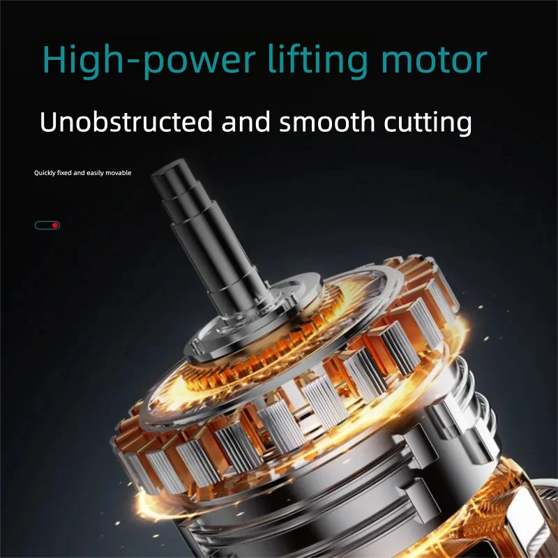 BLT2-410 Adjustable Ring Saw Guide Track Brushless High Power Reinforced Concrete Wall Cutter Track  Door Window Stone