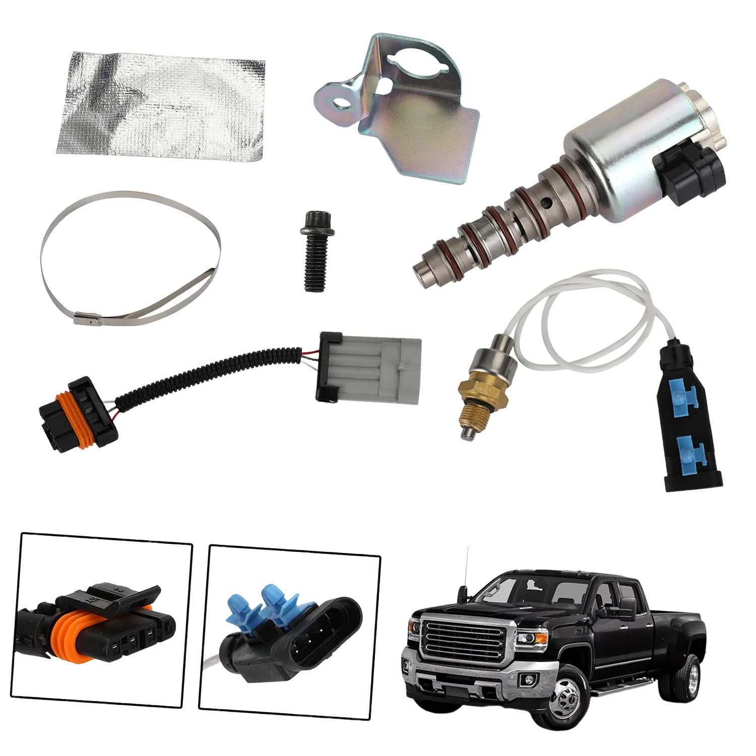 

Turbo VGT Tune-Up Kit-Vane Position Sensor VGT Solenoid For Ford E-350 6.0L 3C3Z6F089AA 5C3Z6F089BA 12635324 12643471 Car Parts