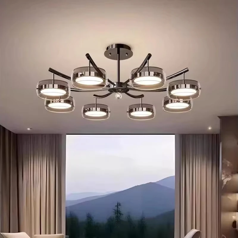 

Современное украшение дома, хрустальная люстра, лестница, подвесной светильник, подвесные светильники для гостиной, внутреннее освещение