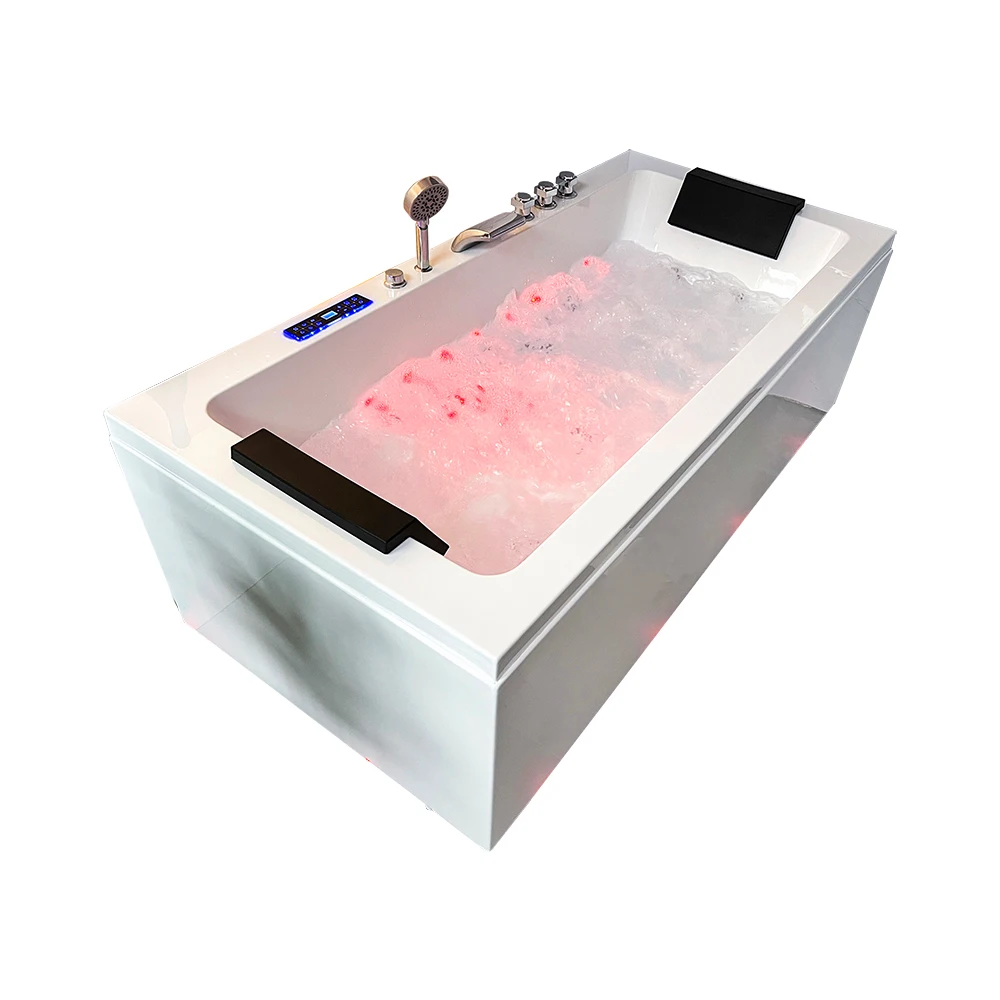 Cheap Price Massage Hidromasaje One Person Indoor Single Bathtubs Whirlpools Wholesale Hot Tub Modern Jacuzzier and Baths