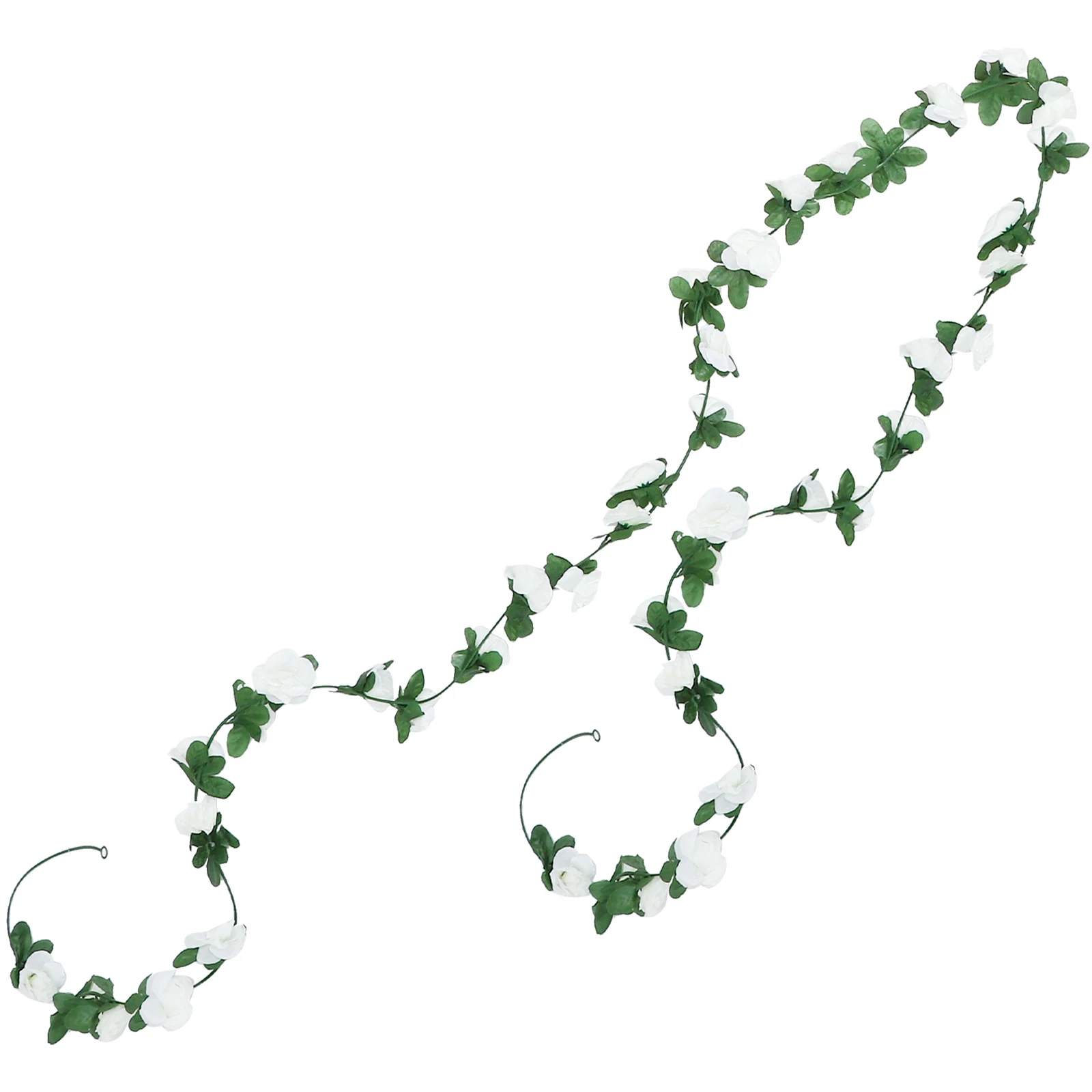 

6Pcs Imitation Flower Vine Stable Material Lightweight Fresh Color Decorative Rose Garland Perfect for Wedding Party Home Decor