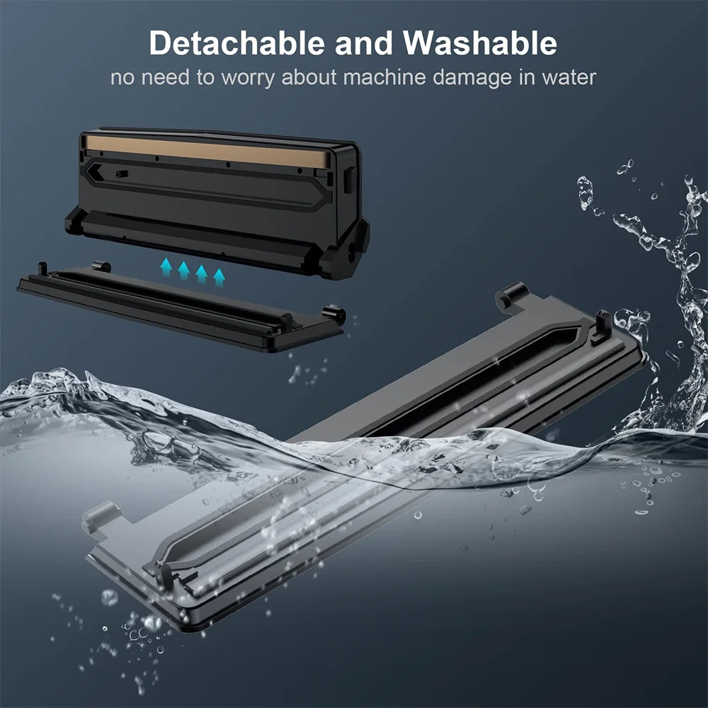 ALACRIS-듀얼 펌프 식품 진공 실러, 5 모드, 자동 식품 포장기, 필름 실러 진공포장, 15 장 식품 진공백