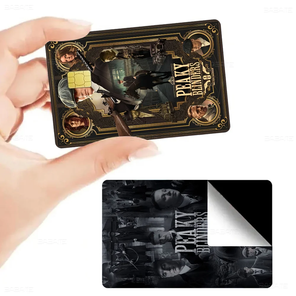 Peaky Blinders Anime Spend Or Save Funny Shell On Off Ultra Thin No Fade Sticker Skin Cover Film For Debit Credit Card