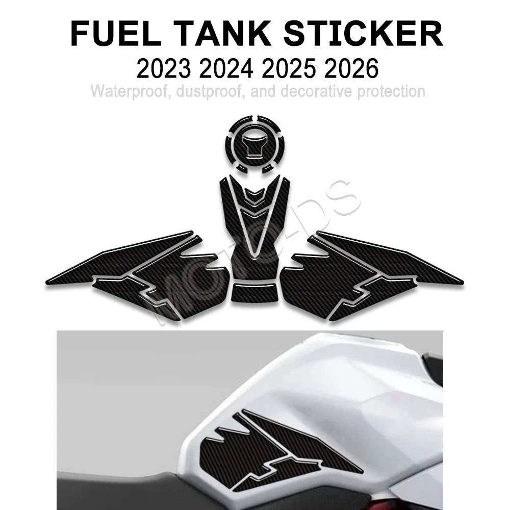 For Hornet 750 CB750 CB 750 Carbon Fiber Sticker Motorcycle Tank Pad Frosted Waterproof Anti Slip Protection Stickers 2023-2026