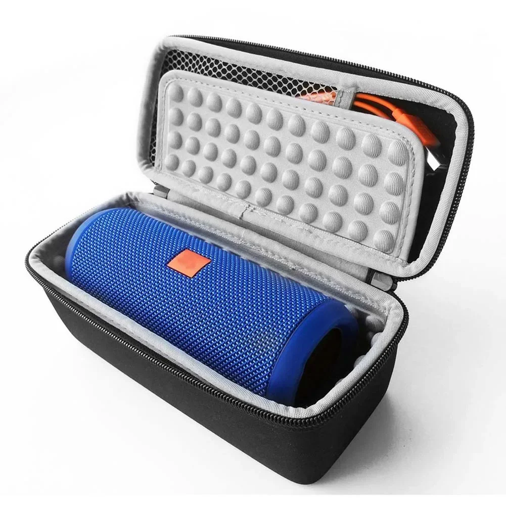 Hard Shell Speaker Case Flip Speaker Case Scratch Resistant Sleek Design Sturdy Construction Compact Size Easy To Carry