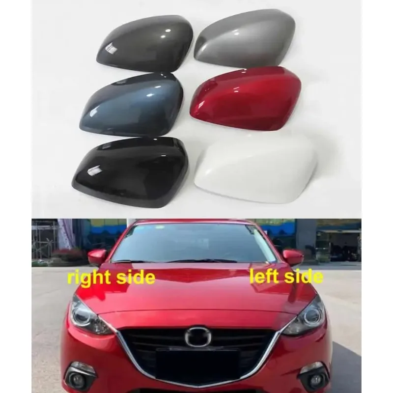 for Mazda 3 Axela 2014 2015 2016 Replace Outer Rearview Mirrors Cover Side Rear View Mirror Shell Housing Color Painted 1PCS New