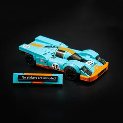 MOC 917K NO.20 Super Car Model Building Blocks Chiron Classic Vehicle Bricks Kids Educational DIY Toys Birthday Christmas Gifts