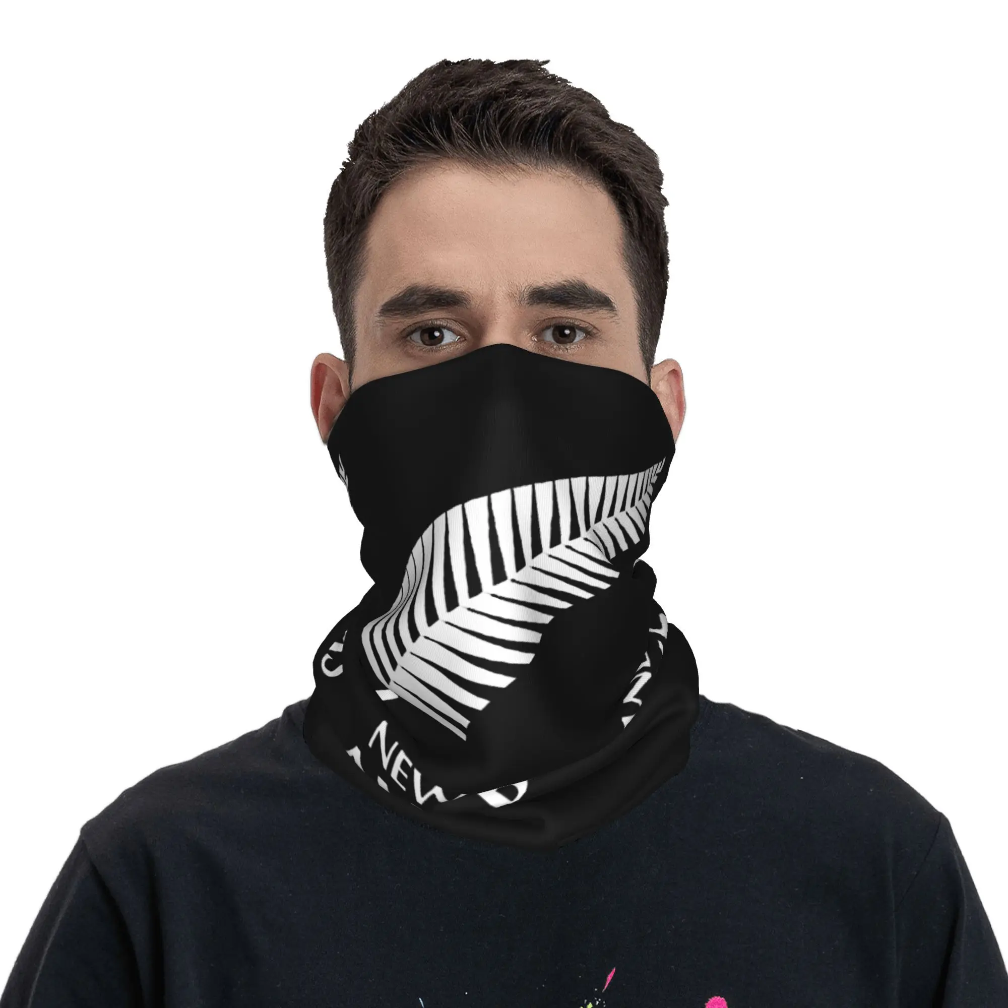 

All Blacks Rugby Hat Осенне-зимняя бандана на шею Гетры с принтом Волшебный шарф Теплый головной убор для верховой езды для мужчин, женщин, взрослых, весь сезон