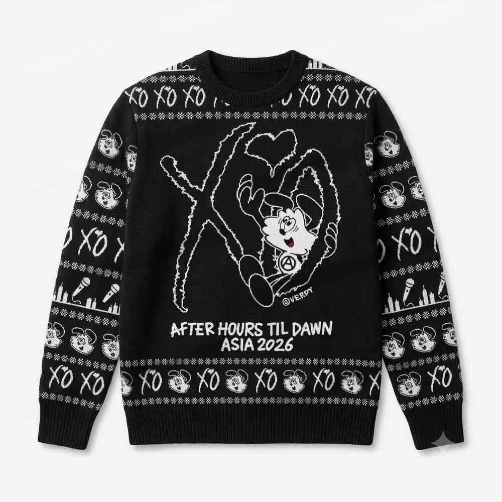 The Weeknd After Hours Til Dawn Ugly Christmas Sweater Music Fan Gift Hoodie 2026 Autumn/Winter Men Women Sports Warm Hoodie