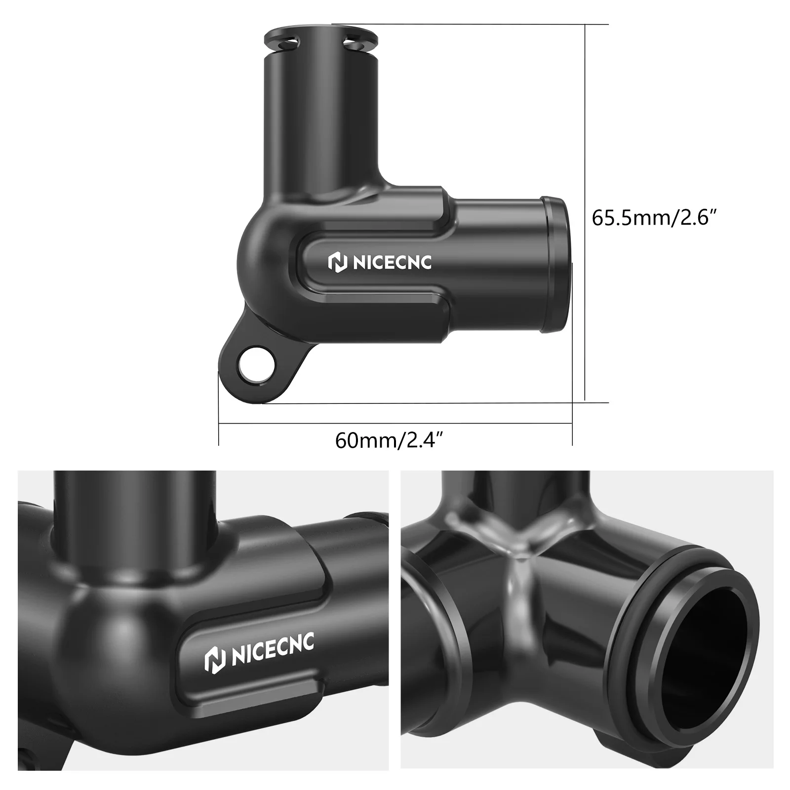 NICECNC Für Yamaha YZ450F 2023-2026 WR450F 2024 2025 2026 Motorrad 1,25″ Tieferlegungskit & Kühlmittelanschluss YZ 450F WR 450F – Detail 8