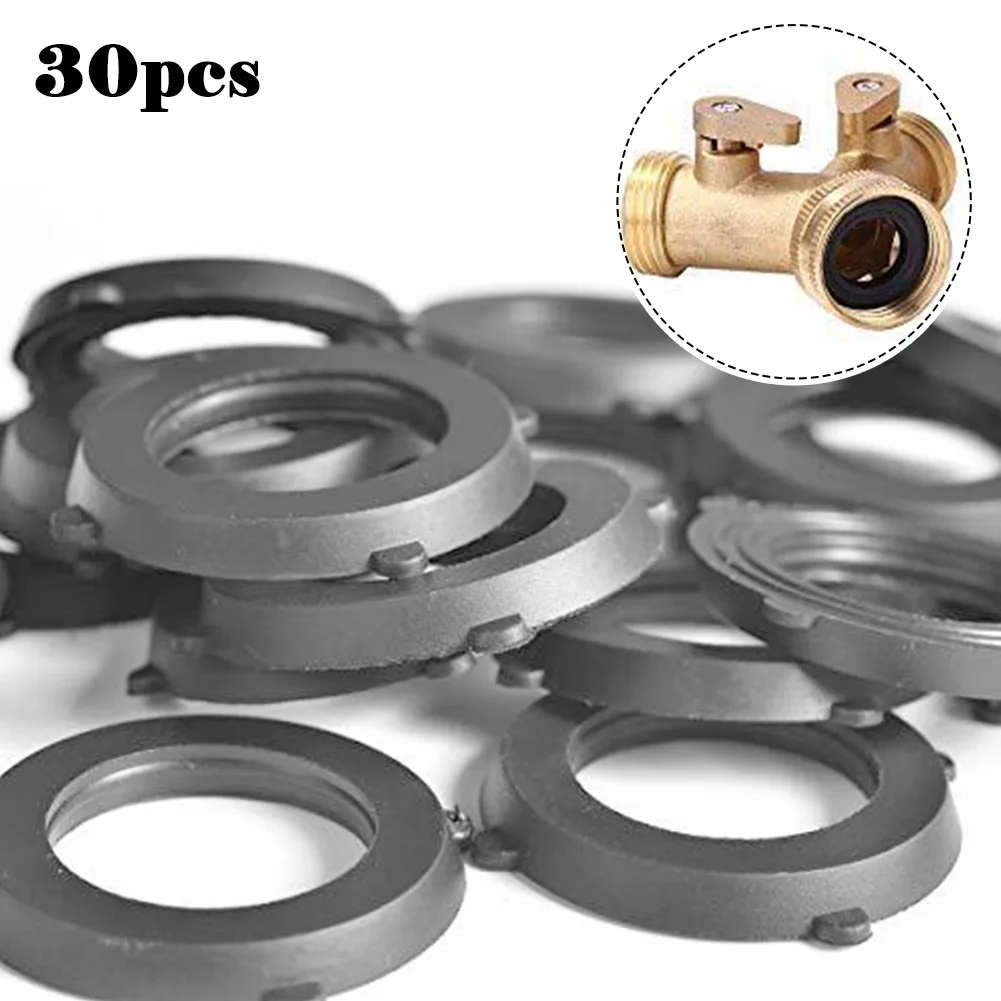 30 Pcs Garden Hose Rubber Gasket Garden Hose Washers Rubber Water Hose Gaskets 25mm Outer Diameter 16mm Inner Hose Gasket