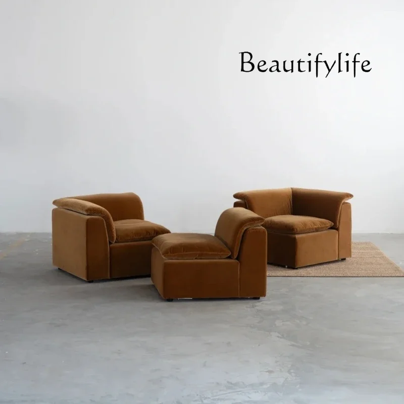 

module sitting area hotel living room home French retro corner sofa design antique style