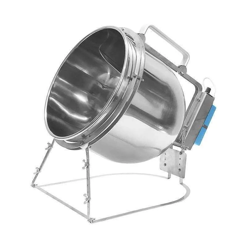 Intelligent Multi-Function Low-Fumes Wok  Liters 304 Stainless Steel Commercial Automatic Cooking Machine Roller Type