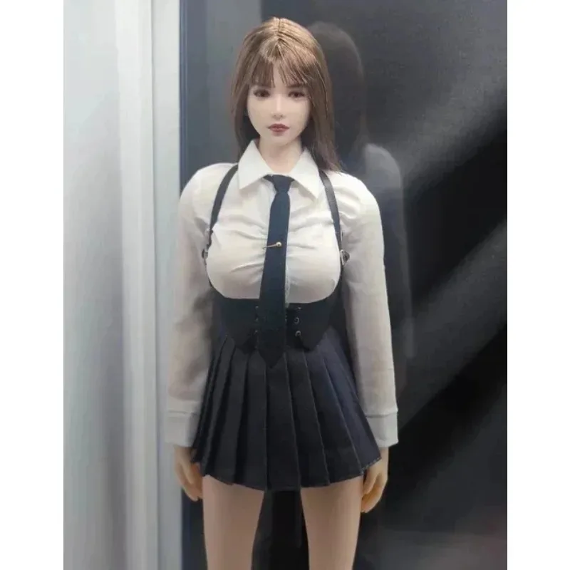 1/6 Scale Female Soldier Eight Colors Striped Solid Color Tie Clothes for 12