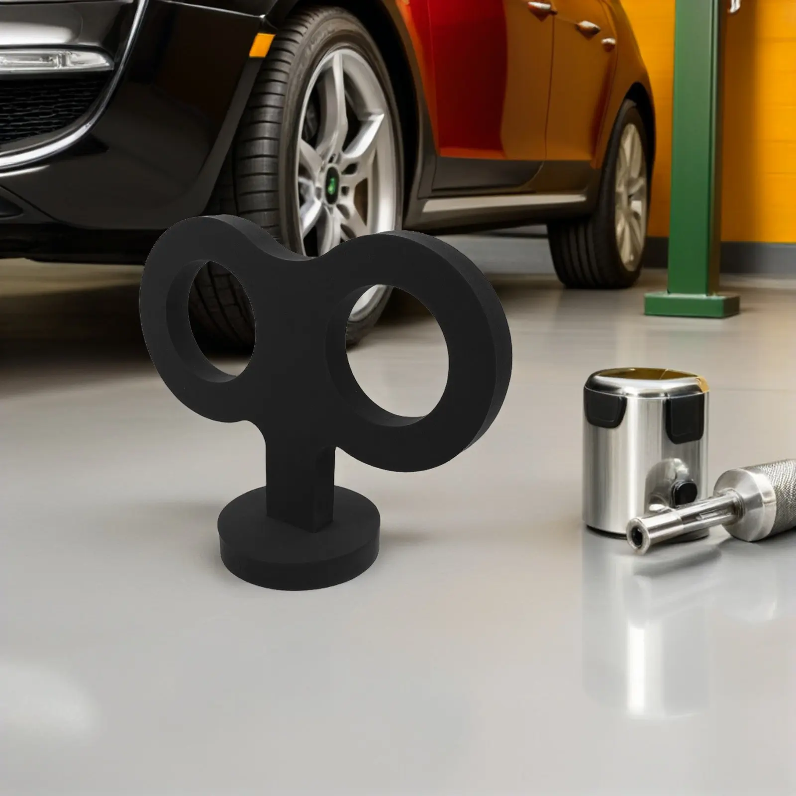 

2Pcs Car Wind Up Key Decoration 3D Clockwork Creative Exterior Accessories Sturdy Eva Material Weather Resistant Easy Install