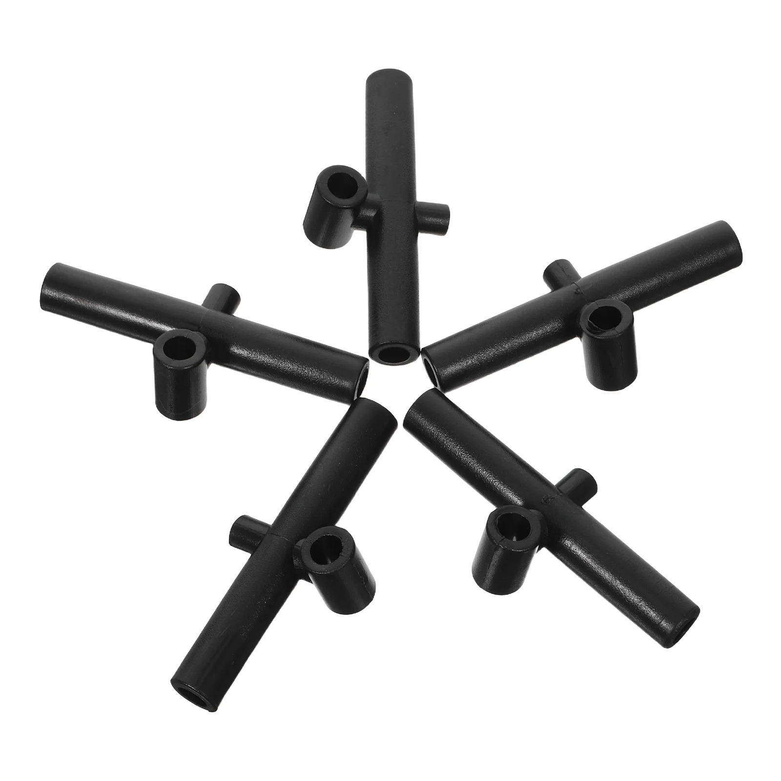 5pcs Kite Accessories Universal Plastic Frame Connector DIY Components Black Lightweight Enhanced Maneuverability
