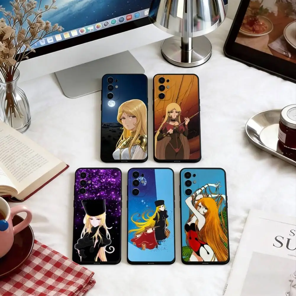 Capa de Telefone Galaxy Express 999 para Samsung S25, S24, S21, S22, S23, S30, Ultra, S20, Plus, Fe, Lite, Note, 10, Capa Preta Macia