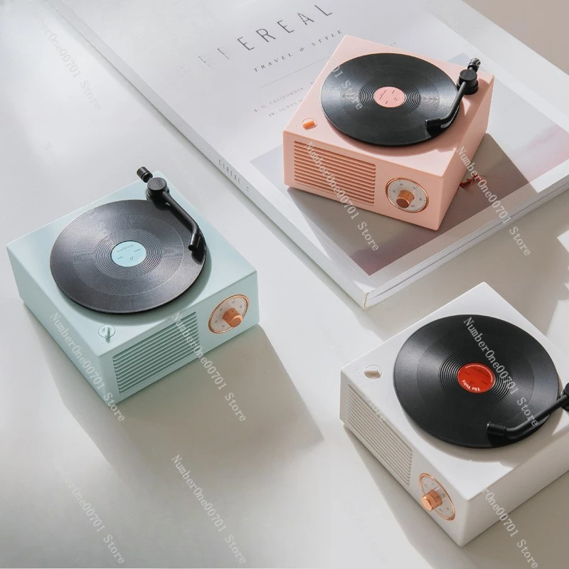 

Bluetooth-динамик X10, ретро-виниловый проигрыватель, настольный беспроводной креативный многофункциональный мини-динамик