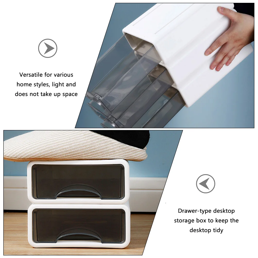 

Storage Box Drawer Office Desk Utility Pp Organizers Desktop Stationery Supplies