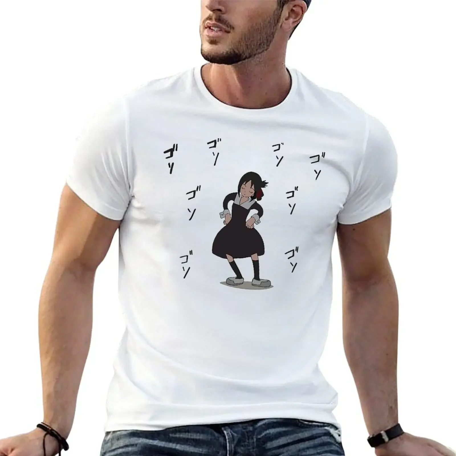 Kaguya's Dance old cartoons vending machine dance T-Shirt shirts graphic tee plus size clothes black t-shirts for men