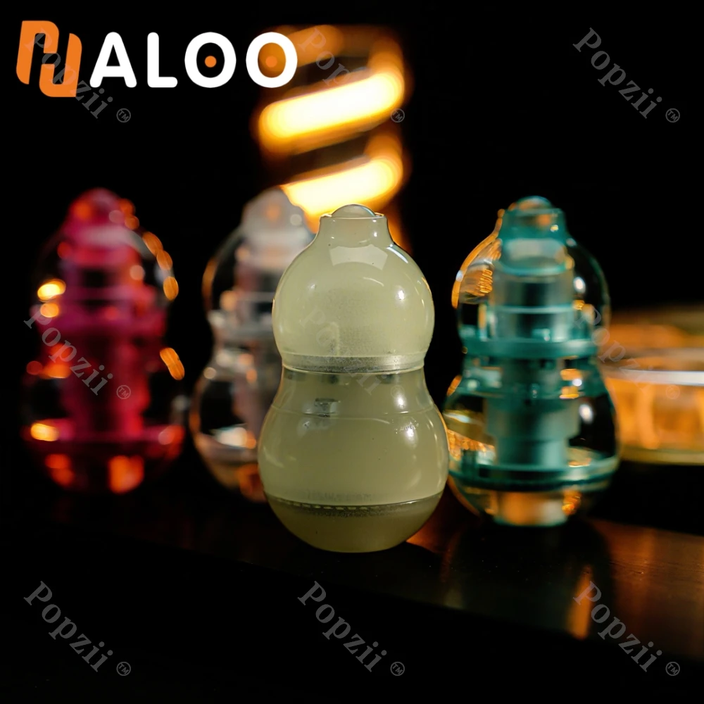 HALOOPLAYER EDC Luminous Gourd Fidget Spinner Haptic Coin Mechanical Ratchet Coin Office Stress Relief Gadgets Anxiety Toys
