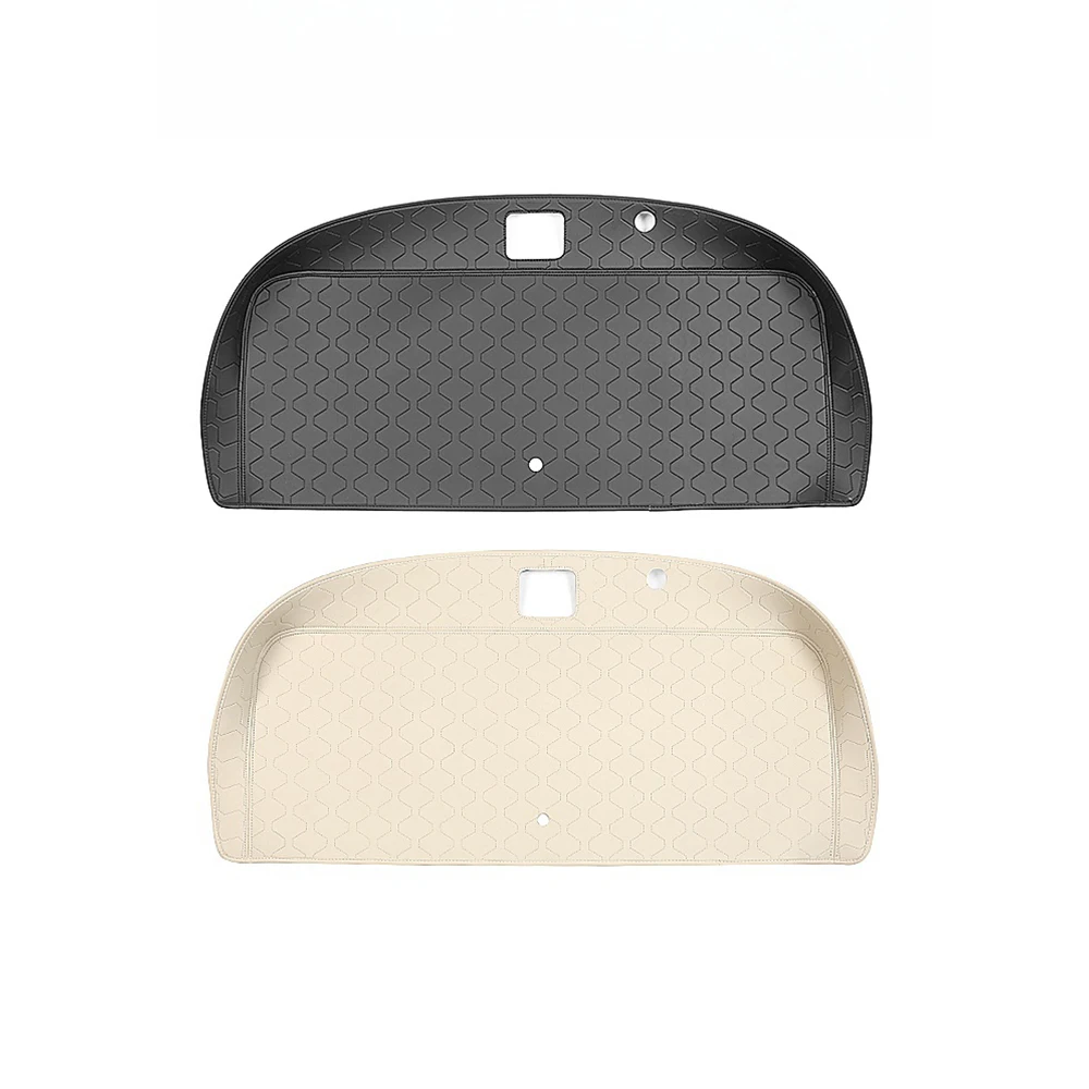 For Tesla Model X 2023 Rear Trunk Tailgate Anti Kick Pad Leather Scratch Resistant Trunk Boot Protective Pad Accessories