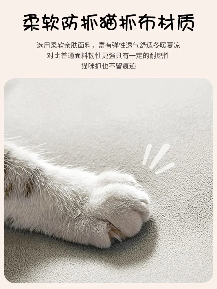 Foldable sofa bed, dual-purpose single and double small unit expandable bed, balcony, multi-functional internet celebrity cloud