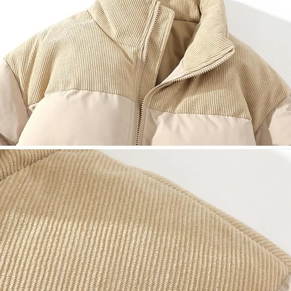 خريف شتاء موضة جديدة الوقوف طوق كم طويل الصلبة سترات ملابس للرجال جيوب الكورية رشاقته الاتجاه الدافئ البساطة القمم