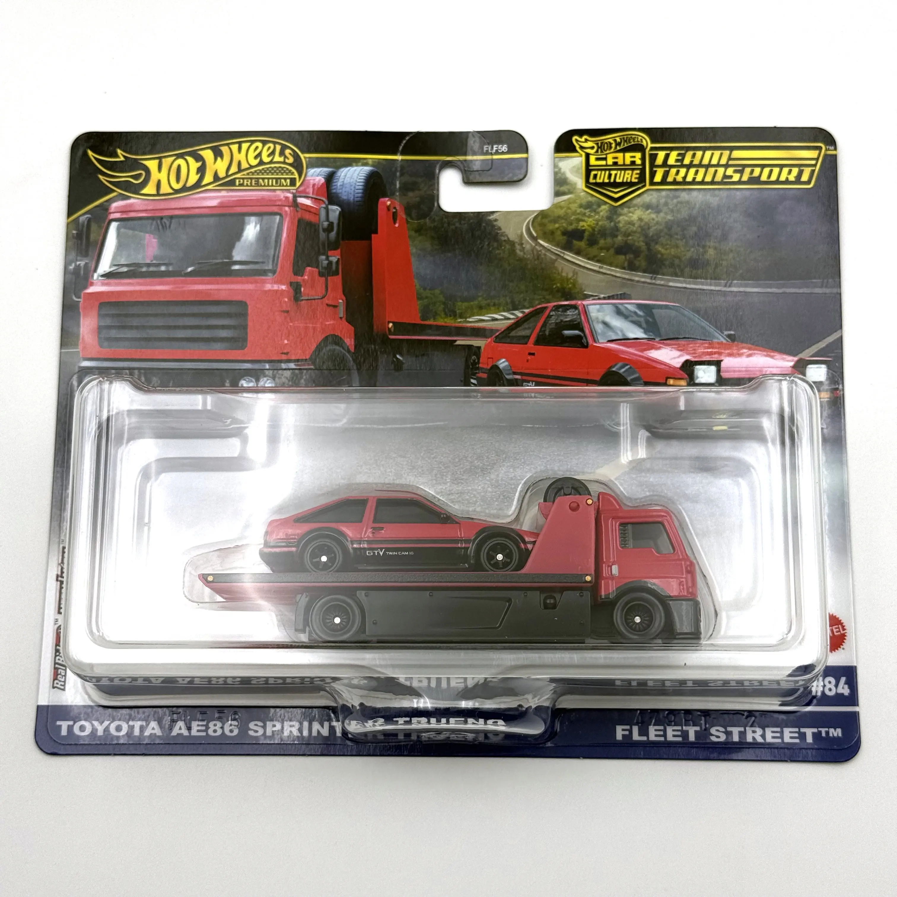 

Hot Wheels Team Transport Toyota AE86 Sprinter Trueno & Fleet Street Car Culture Коллекция металлических литых моделей транспортных средств FLF56
