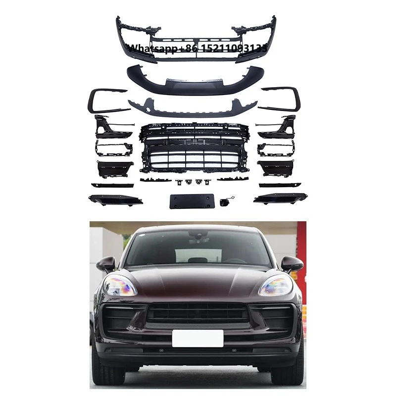 2014-2021 Front Bumper Upgrade Conversion Kit with Bolt-On Installation for Retrofit for